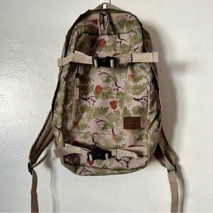Nikon Backpack Tamarack- camouflage oak leaf and acorn pattern. School/Camping